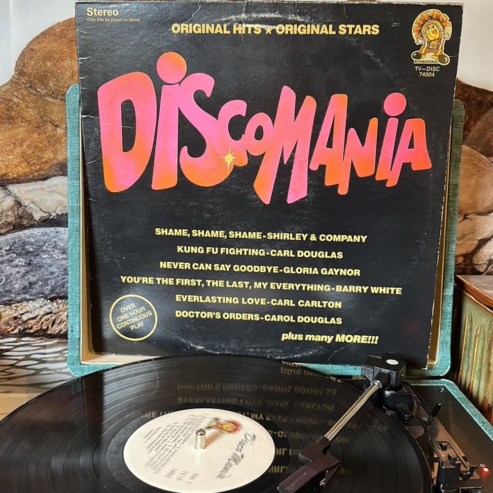Vintage DiscoMania Vinyl Record